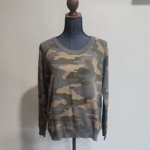 Camo Crew Neck Sweater